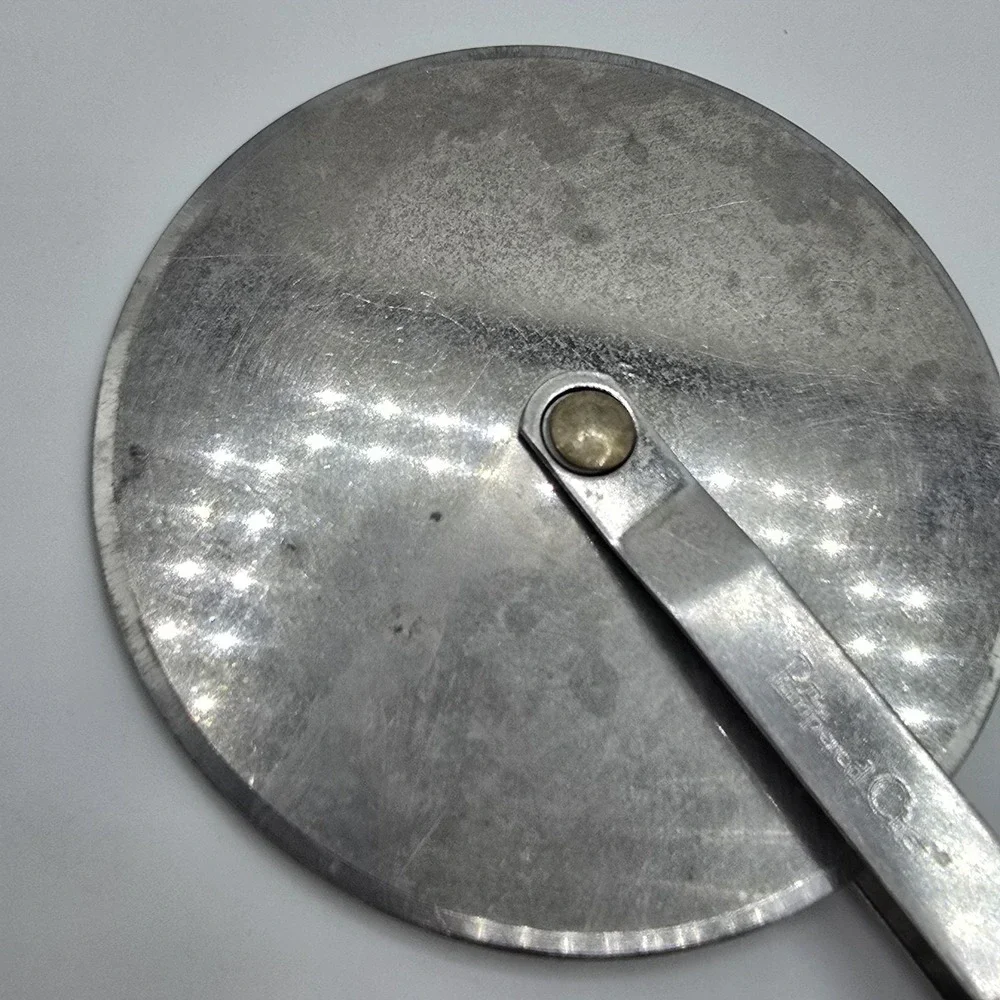 Pampered‎ Chef Pizza Cutter Stainless Steel Slicer Taiwan Retired NO COVER
